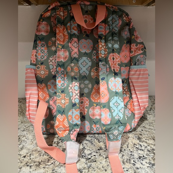 NWT Matilda Jane CeCe Apple Print Backpack - Picture 4 of 5
